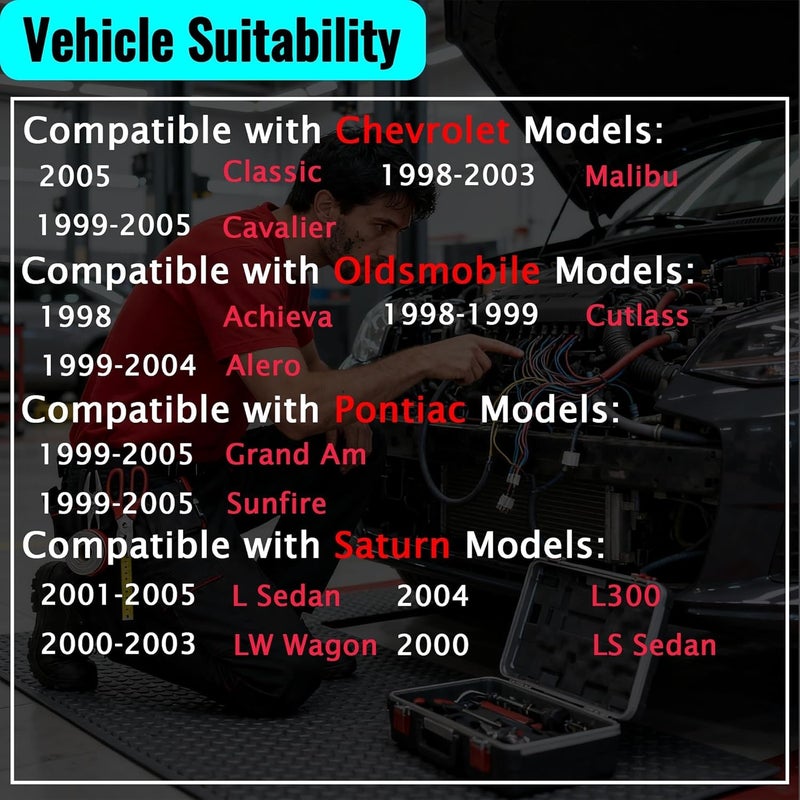 TOM Vapor Canister ‎911-262 Compatible with Chevrolet Cavalier Classic Malibu Oldsmobile Achieva Alero Cutlass Pontiac Grand Am Sunfire Saturn L Sedan L300 LS Sedan LW Wagon 22730180 - Image 3